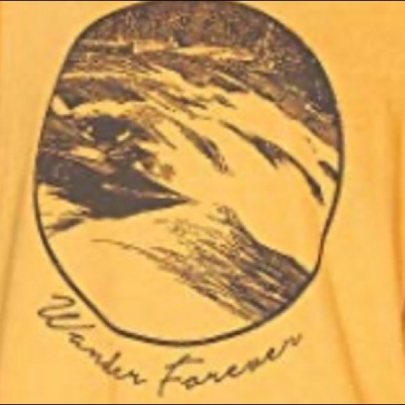 🔥BILLABONG🔥WANDER FOREVER DISTRESSED TEE SHORT SLEEVE T-SHIRT BURNT ORANGE MED - Picture 2 of 2